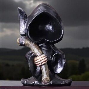 Black Grim Reaper Figurine